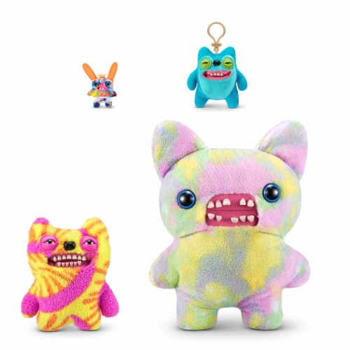 Zuru Fuggle Key Rings® 5-inch Assortment Series 5 Greedy Grinner - Teal Perspective: top
