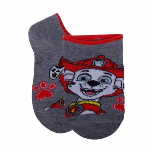 Paw Patrol Action Pups No-Show Assorted Socks Perspective: top