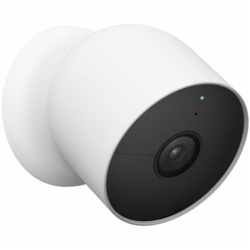 Google Nest Indoor/Outdoor Camera (Battery) - White Perspective: top