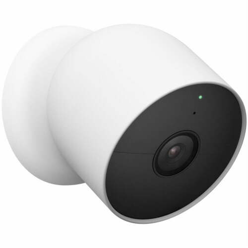 Google Nest Indoor/Outdoor Camera (Battery) - White Perspective: top