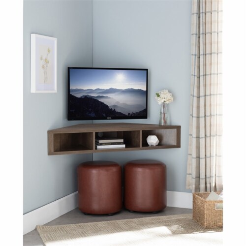 Corner floating tv deals console