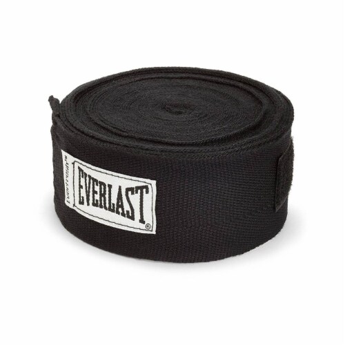 Everlast Black Elite Pro Style Boxing Gloves 12 Ounce & 120Inch Hand Wraps, 2 Piece Kroger
