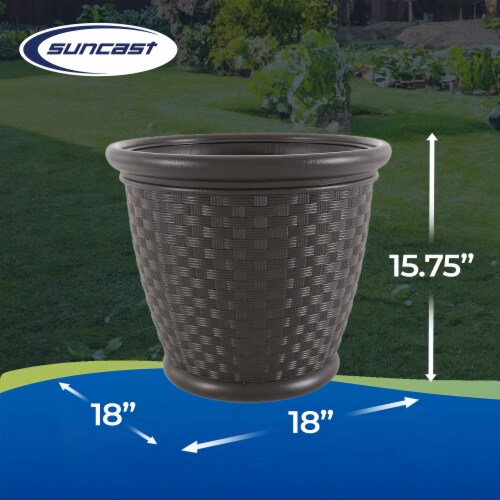 suncast sonora decorative planter