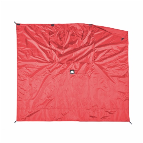 Clam Quick-Set Screen Hub Red Fabric Wind & Sun Panels, Accessory Only (6 Pack) Perspective: top