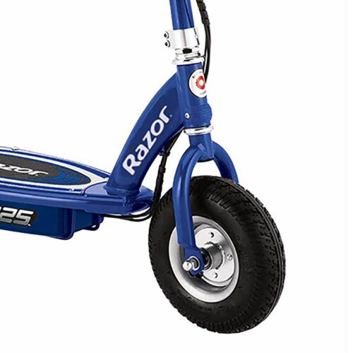 Razor E325 Electric Scooter, Navy + Razor E300 Electric Motorized Scooter, Red Perspective: top