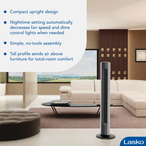 Lasko XtraAir 48 In. Tower Home Fan Air Ionizer with Remote Control (2