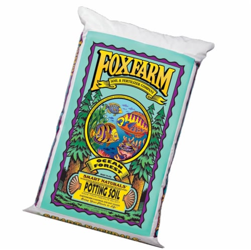 FoxFarm Ocean Forest Organic Garden Potting Soil Mix, 12 Quart Bag (12 Pack) Perspective: top