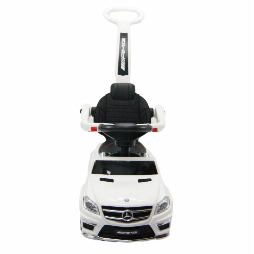 Best Ride On Cars 4-in-1 Mercedes Push Car Stroller with LED Lights, (2 Pack) Perspective: top