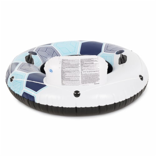 Bestway CoolerZ Rapid Rider Inflatable Blow Up Pool River Tube, Blue (5 Pack) Perspective: top