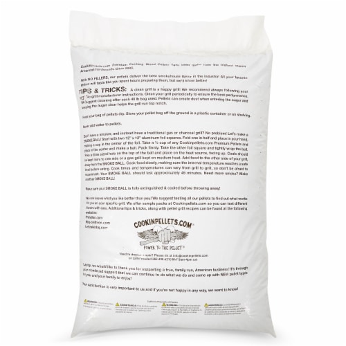 CookinPellets Premium Hickory Grill Smoker Wood Pellets, 40 Lb Bag (3 Pack) Perspective: top