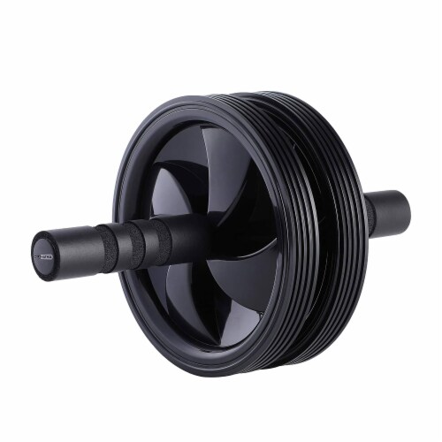 HolaHatha Exercise Fitness Abdominal Core Toner Workout Double Ab Roller Wheel Perspective: top