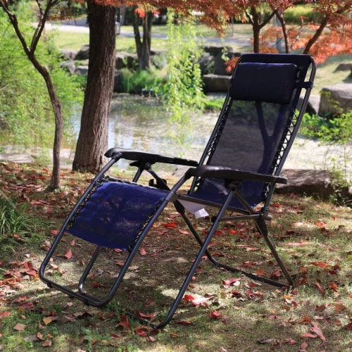 Timber Ridge Zero Gravity Locking Outdoor Recliner Lounge Chair