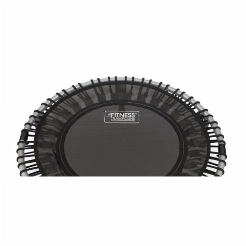 JumpSport 350f Indoor Lightweight 39-Inch Trampoline and Handle Bar Accessory Perspective: top