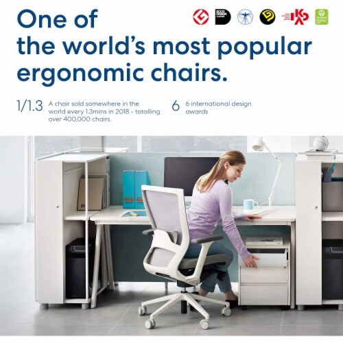 SIDIZ T50 Adjustable Ergonomic Office Desk Chair with Floor Carpet