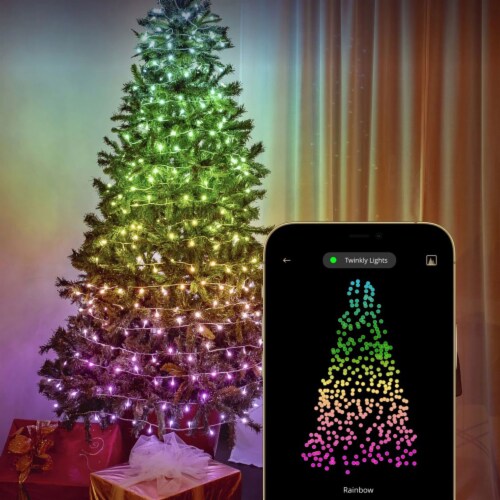 Twinkly Strings App Controlled Smart LED Christmas Lights 400 Multicolor 4Pack 4 Piece QFC