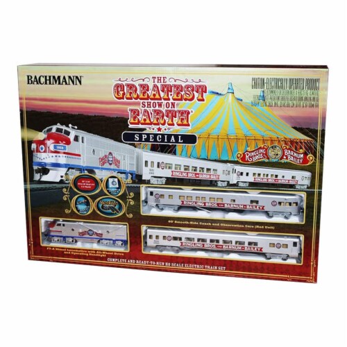 Bachmann Trains Ringling Bros. Train Set First Railroad Track Pack with DVD 2 Piece Fry s Food Stores