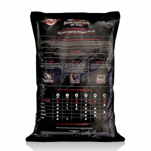 Bear Mountain BBQ All Natural Hardwood Cherry Smoker Pellets, 20 lbs (4 Pack) Perspective: top