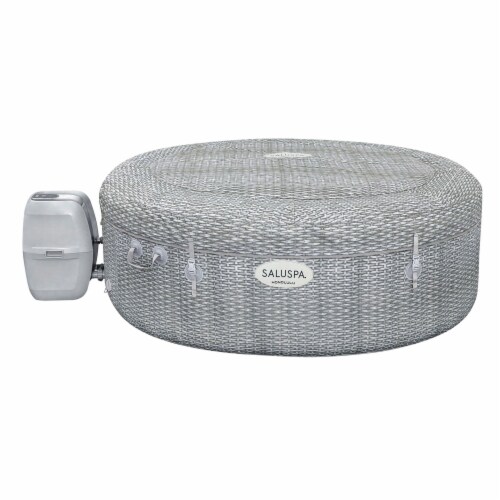 Bestway SaluSpa AirJet Inflatable Hot Tub and PureSpa Cup Holder and Tray Perspective: top