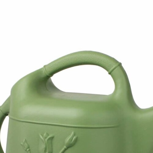 Union Products Plants & Garden 2 Gal Plastic Watering Can, Sage Green, 3 Ct Perspective: top