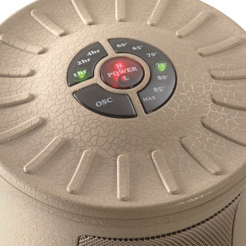 Lasko Designer Series Decorative Oscillating Ceramic Space Heater, Tan