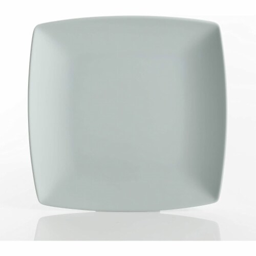 Gibson Home 16 Pc Melamine Dinnerware Set Plates, Bowls, & Cups, Mint (4 Pack) Perspective: top