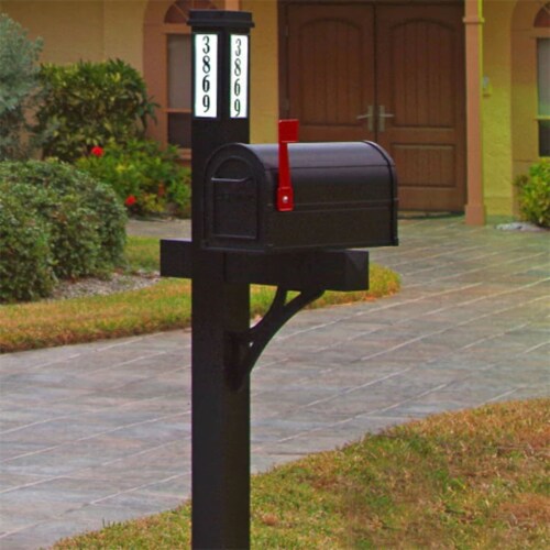 Solar sales mailbox post