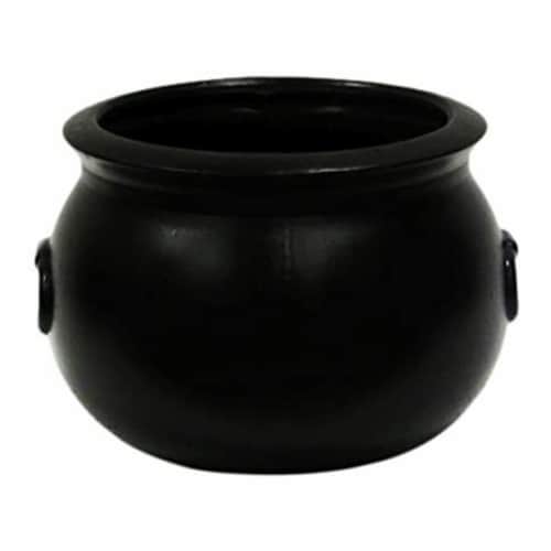 Union Products 55160 16 Inch Witch Cauldron Halloween Decoration, Black (2 Pack) Perspective: top