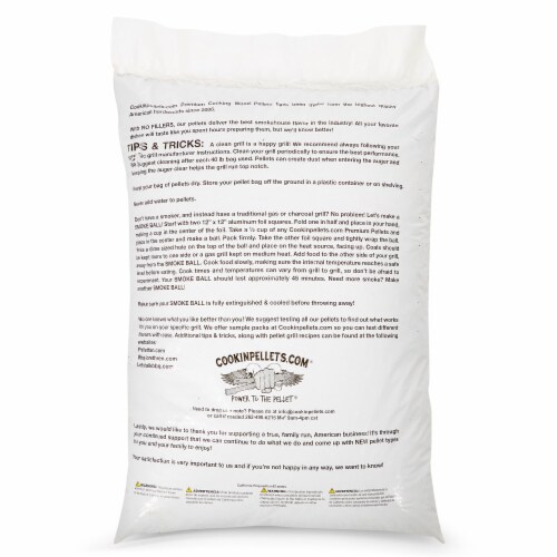 CookinPellets 40 lb Premium Hickory Hardwood Grill Smoker Wood Pellets
