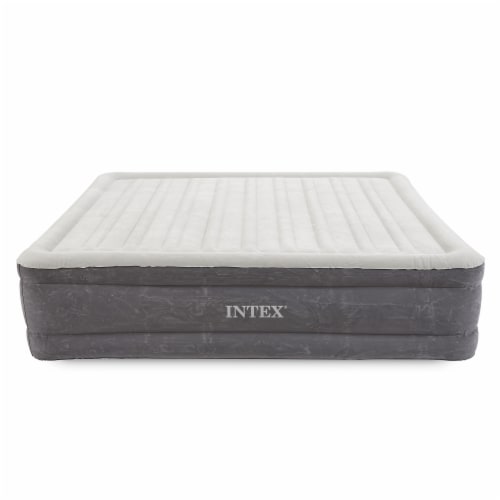 Dr. Air Queen Air Mattress, 18" Raised Inflatable Bed With Built-in