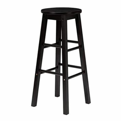 ISamLam Wood Stools Set Of 8, Padded Round Top Kid Stools, Modern Style, Yellow, Brownish, Curry, Green, Purple, Red, Blue, Orange, 16.34