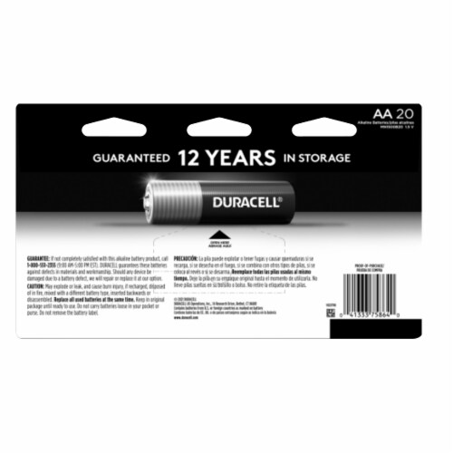 Duracell AA Alkaline Batteries, 40 Count