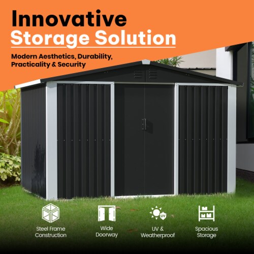 Modular Shelving Systems For Outdoor Utility Tool Storage Sheds