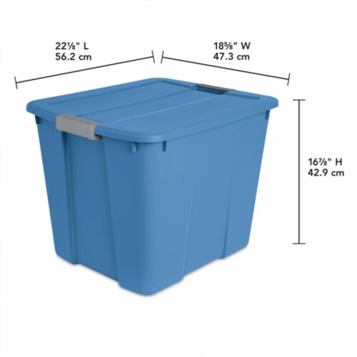 Sterilite 20 gallon latching tote best sale
