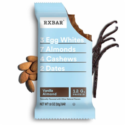 RXBAR Vanilla Almond Protein Bars Perspective: top