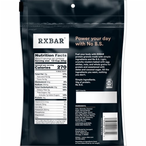 RXBAR® Chocolate Protein Granola Perspective: top