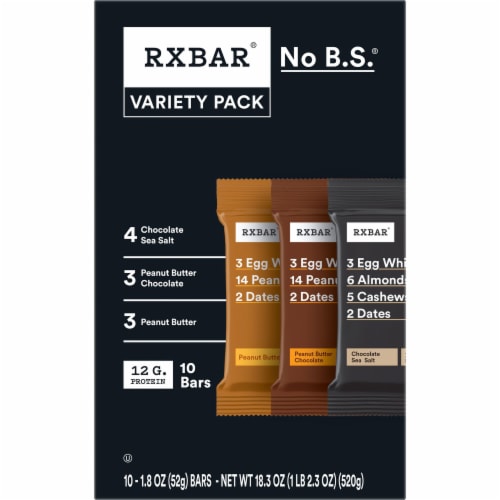 RXBAR Protein Bars Variety Pack Perspective: top