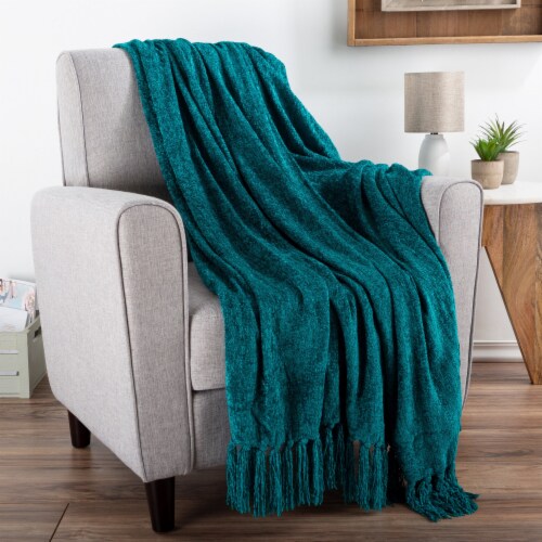 Ivory chenille throw hotsell