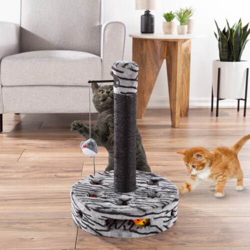 Cat Scratching Post with Toy Ball Playpost Sisal Scratch Pole Cat Scratching Post with Toy Ball Playpost Sisal Scratch Pole