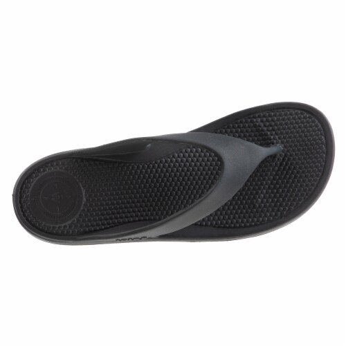 Totes Everywear Ara Thong Flip Flops - Mineral Perspective: top