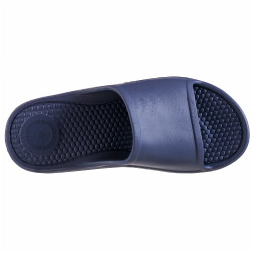 Totes Men's Everywear Ara Sport Slide Sandals - Navy Blue Perspective: top