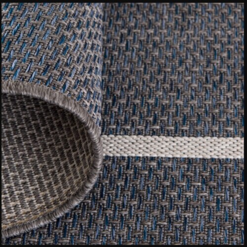 Fred Meyer Woven Grey Area Rug Perspective: top