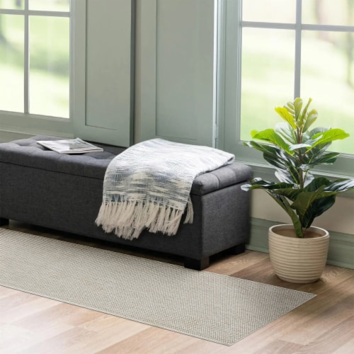 Fred Meyer Bouclay Accent Rug - Cream / Beige Perspective: top