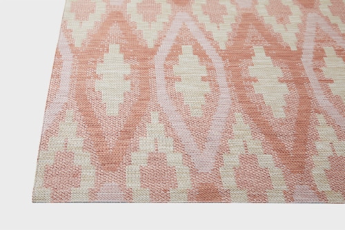 Backyard Bungalow Dania Khloe Indoor/Outdoor Rug - Salmon Perspective: top