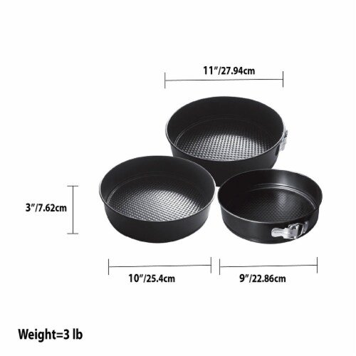 Home Basics 3 Piece Spring Form Pans Perspective: top