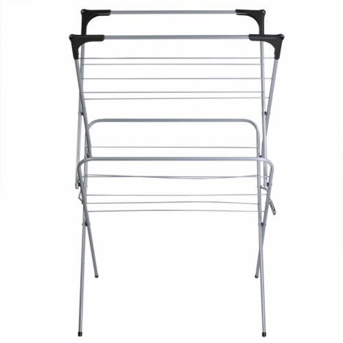 Home Basics 2-Tier Steel Clothes Dryer Perspective: top