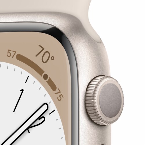 Apple Watch Series 8 GPS 45mm Starlight Aluminum - S/M, 45 mm