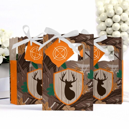 Orange camo best sale baby shower decorations