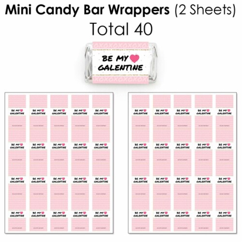 Big Dot of Happiness Be My Galentine - Valentine's Day Candy Favor Kit - 304 Pcs Perspective: top