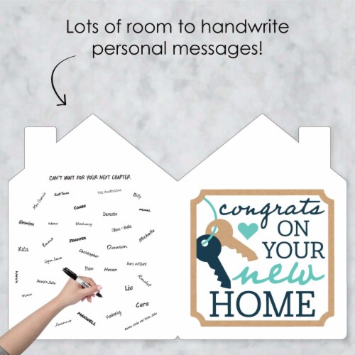 Big Dot of Happiness Home Sweet Home Congratulations Giant Greeting Card Big Jumborific Card Perspective: top