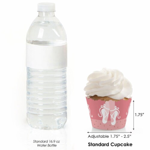 Big Dot of Happiness Tutu Cute Ballerina - Ballet Birthday Party Decor Cupcake Wrappers 12 Ct Perspective: top
